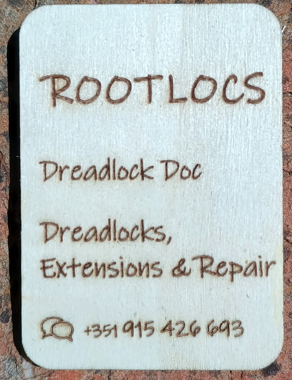 business card - back